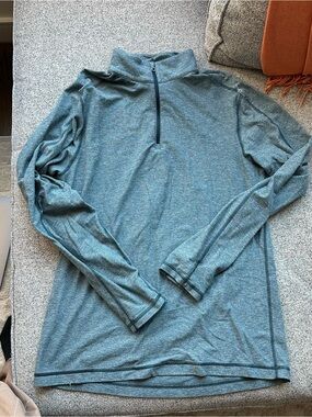Lululemon Men's Blue Quarter Zip